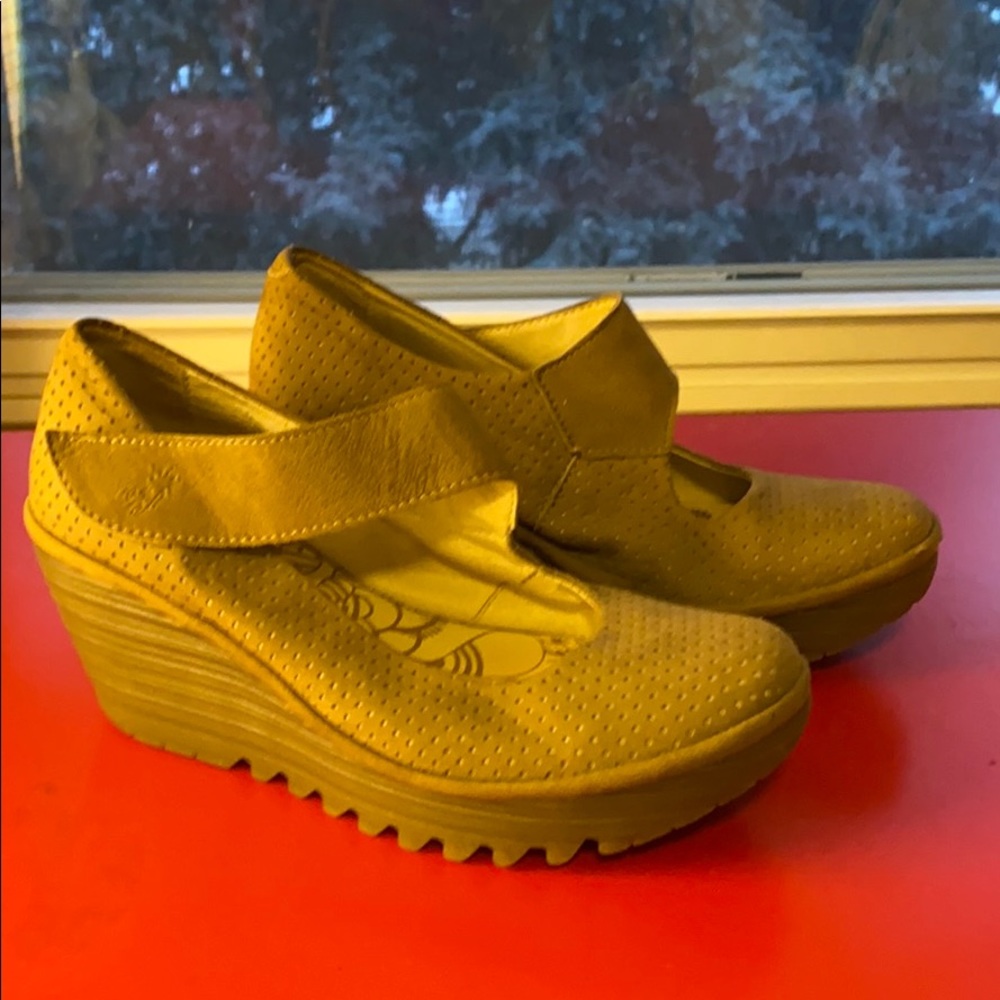 Fly London wedge strappy sandals